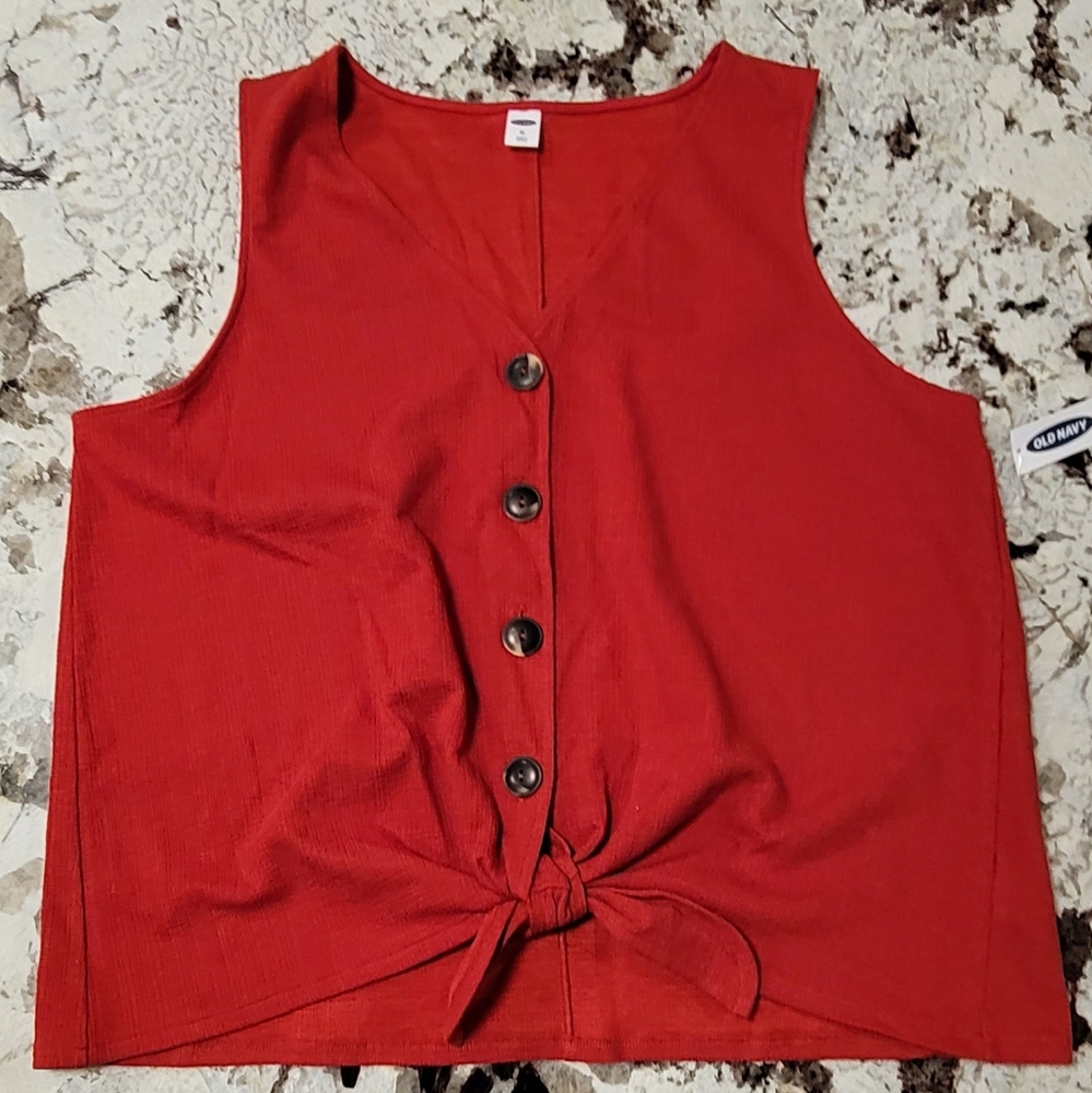 NWT Old Navy Red Tank Top